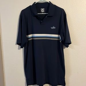 Footjoy Mens Athletic Fit Golf Shirt (L)